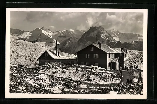 Edmund Probst-Haus am Nebelhorn, Höfals, Ansichtskarte 1934