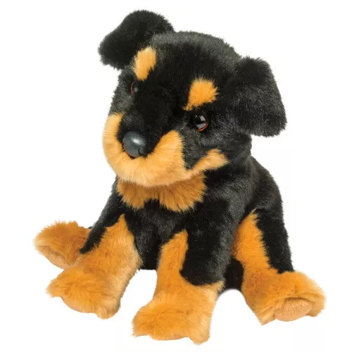 ✿ New DOUGLAS CUDDLE TOYS Stuffed Soft Plush ROTTWEILER DOG ROTTIE Puppy Plushie