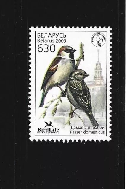 BIELORRUSIA. Año: 2003. Tema: FAUNA. PROTECCION DE LAS AVES.