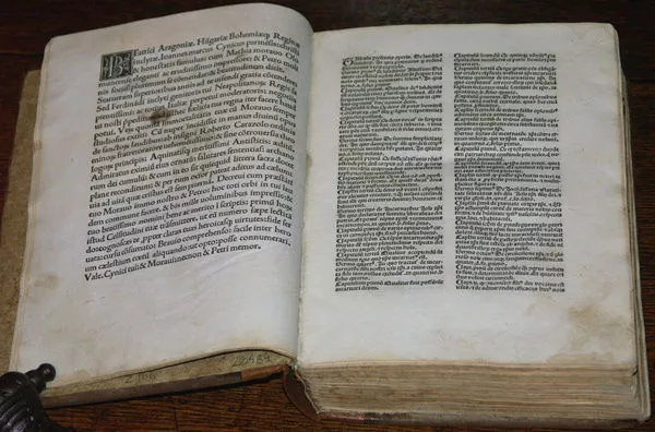 Inkunabel Caracciolus Sermones Olmütz Neapel 1489 Nur In Wenigen Bibliotheken