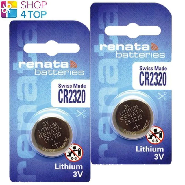 Batteria Renata CR2320 3V Litio - Per Orologi, Portachiavi E Elettronica, Made In Svizzera - Foto 6