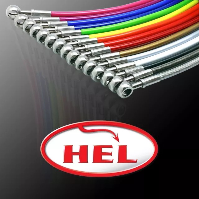 Hel Performance Stainless Braided Brake Lines Hoses Bmw 3 Series E46 M3 Y2519