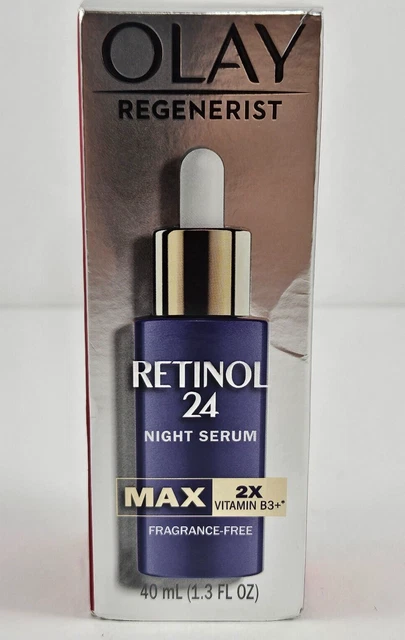 Olay Retinol 24 Night Serum Fragrance-Free 40ml/1.3fl.oz. (MAX-2X vitamin B3+)