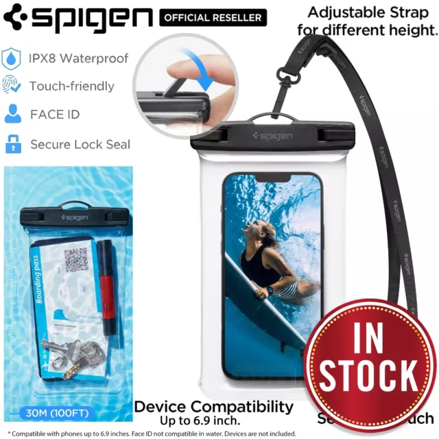 Universal iPhone Galaxy Underwater Waterproof Phone Case SPIGEN Pouch Dry Bag