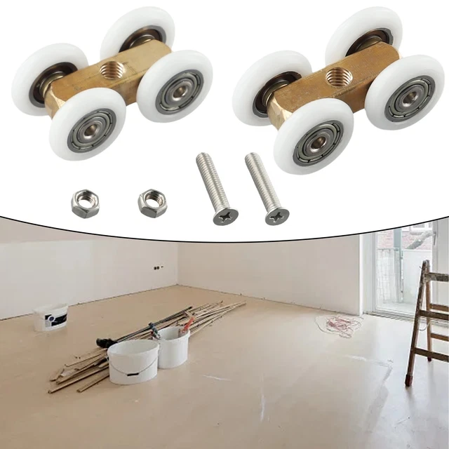 Inserto In Plastica Con Rullo Per Porte Tagliafuoco A Due Ante NINZ Rever E Univer Pc217n