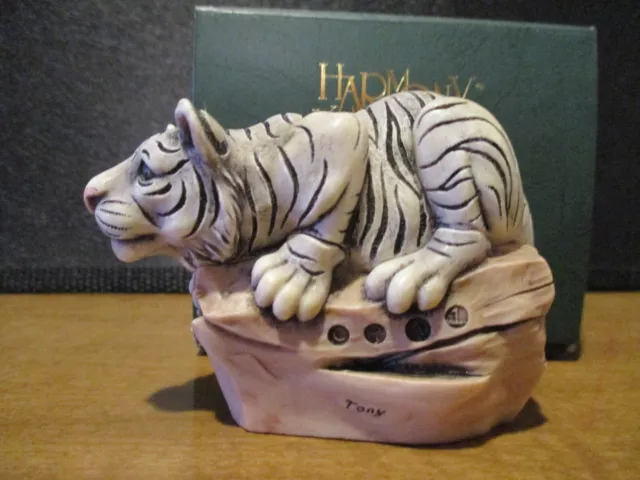 Harmony Kingdom Leaps and Bounds V1 Bengal Tiger Box Figurine Nice Pc LE250 RARE 2