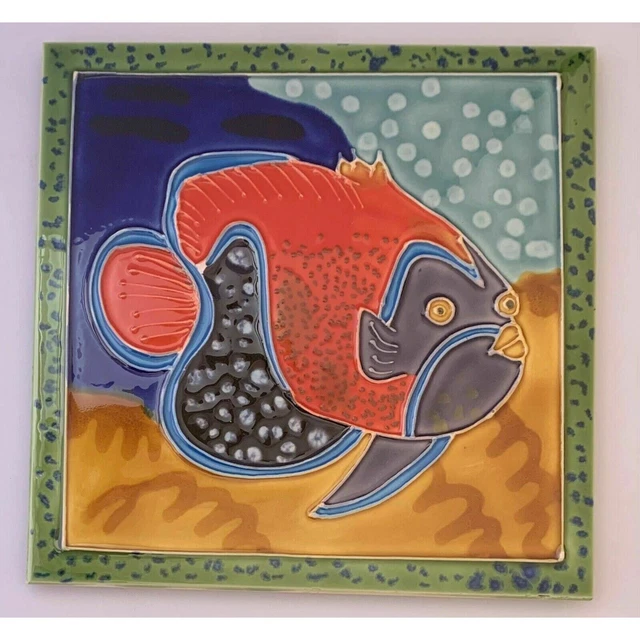 Clownfish Clown Fish Decorative Ceramic Wall Art Tile 8x8 New Backsplash Gift