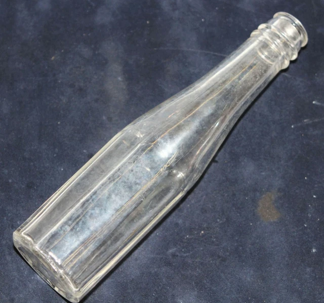 VINTAGE HJ HEINZ Ketchup Bottle 251 Octagonal 6oz. Clear Glass Classic