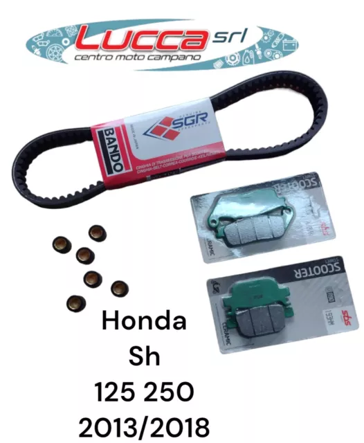 Kit Tagliando Cinghia Rulli 2 CP. Pastiglie Honda Sh 125 150 2013 - 2018