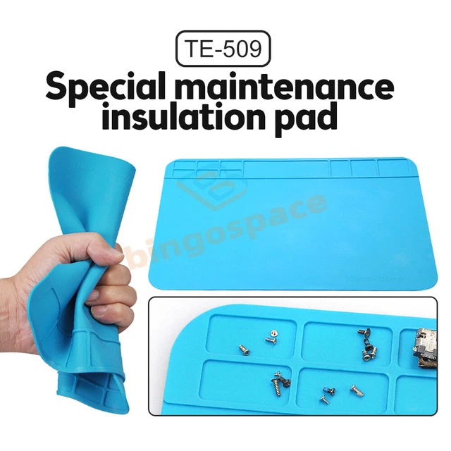 US Heat Insulation Silicone Pad Soldering Repair Work Platform Desk Mat 30*20cm