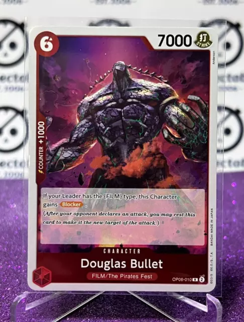 2024 One Piece Douglas Bullet # Op06-010 Rare Foil Wings Of The Captain  Card