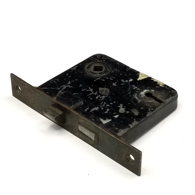 Vintage Interior Door Mortise Lock Salvage Hardware Skeleton Keyhole B215