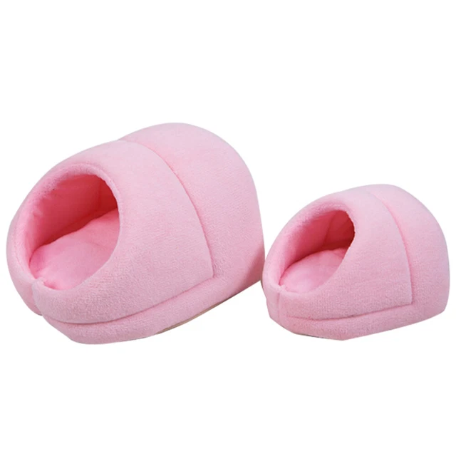 2pcs Guinea Pig Hideout Kleine Pet Hamster Bett Chinchilla Bett Cozy