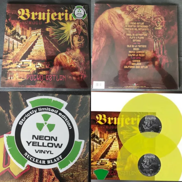 Brujeria - Pocho Aztlan - 2 x Lp Vinilo Color Yellow Amarillo