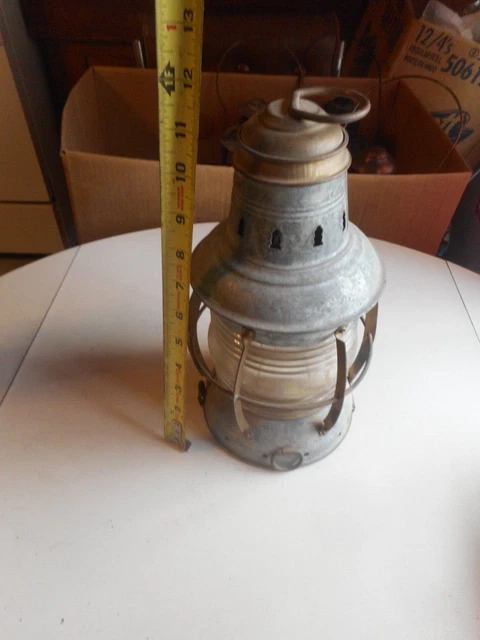 Antique Wicox / Crittenden, Middletown, Conn Marine Deck Lantern
