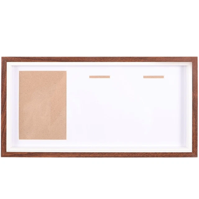 Présentoir à Médailles Mural TOPPERFUN - Cadre 30x30 Cm, Support Rangement Multifonctionnel Pour Bureau Ou Décoration Murale