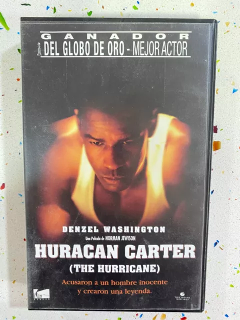 Huracan Carter The Hurricane Cinta Vhs Denzel Washington