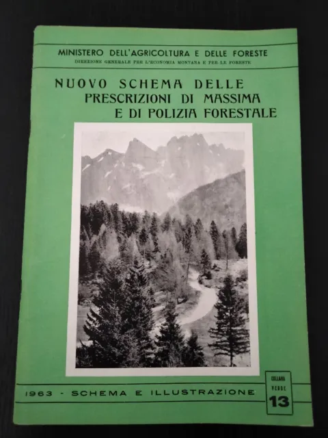 1963 Nuovo Schema Di Prescrizioni Di Massima E Polizia Forestale Norme Boschi