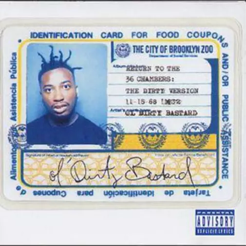 Ol' Dirty Bastard Return to the 36 Chambers: The Dirty Version (CD) Album