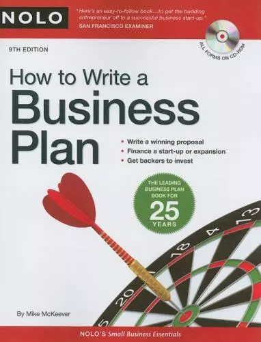 How to Write a Business Plan [With CDROM] by McKeever, Mike