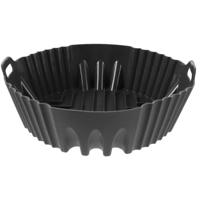 Air Fryer Silicone Pot Air Fryer Silicone Liner Pot Double Handle Air Fryer