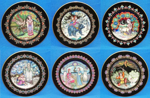 VILLEROY & BOCH - Edition Nr.1 - 1986 - Russische Märchen 6 x Teller ...