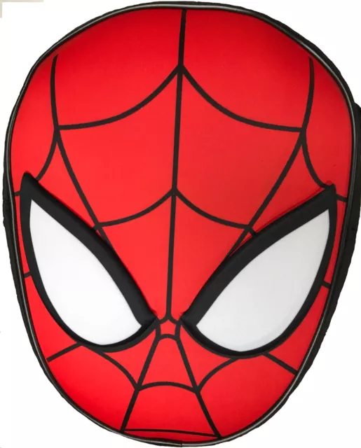 Spiderman Licencié 3D Visage Sac à Dos Scolaire
