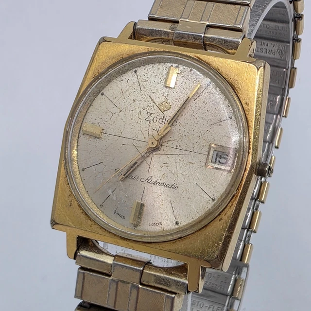 Montre Automatique Zodiac Vintage - Cadran Pour Calibre 72B, 28.5mm, Occasion