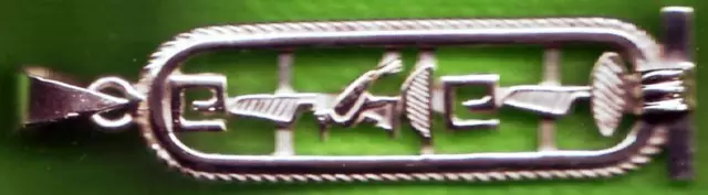 PUT YOUR hieroglyphic NAME On Elegant Sterling Silver Egyptian CARTOUCH Pendant PUT YOUR hieroglyphic NAME On Elegant Sterling Silver Egyptian CARTOUCH Pendant
