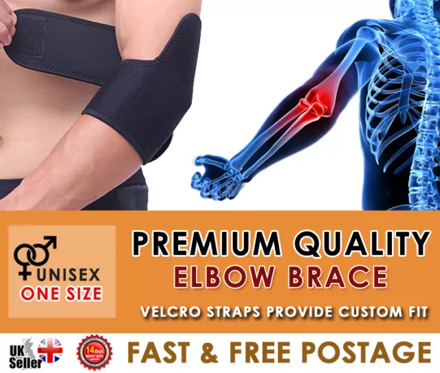 Adjustable Neoprene Spring Elbow Support Strap Brace Tennis Arthritis Gym Sport