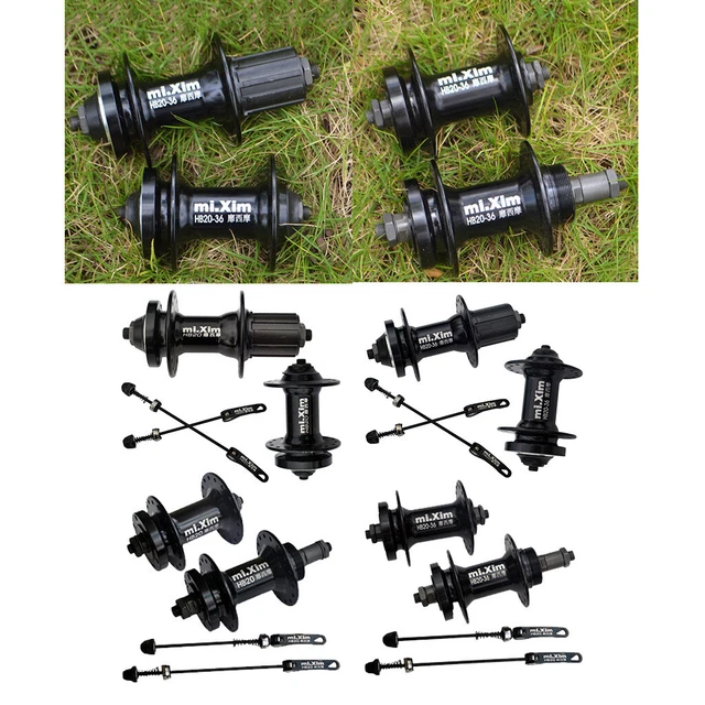 BIKE DISC BRAKE Hubs Front Rear Bearings Hub Set Thread Disk Brake 32