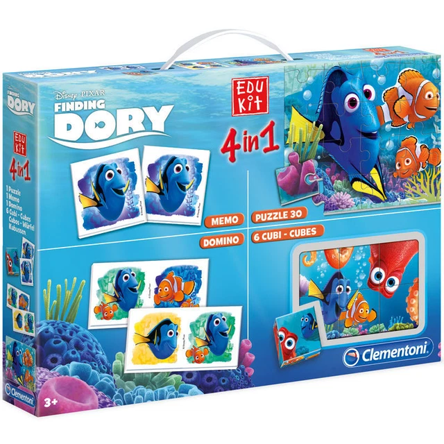 COFFRETS PUZZLES &LE Monde de DORY" Edukit 4 en 1 - Clementoni - NEUF ...