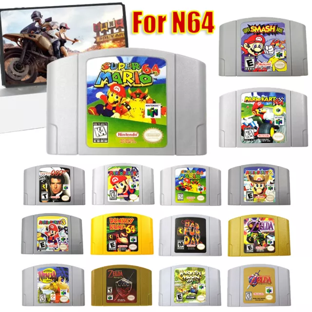 Nintendo 64 Games Wah l Zelda, Super Mario Kart, Smash Bros, Poké my DONKEY KONG