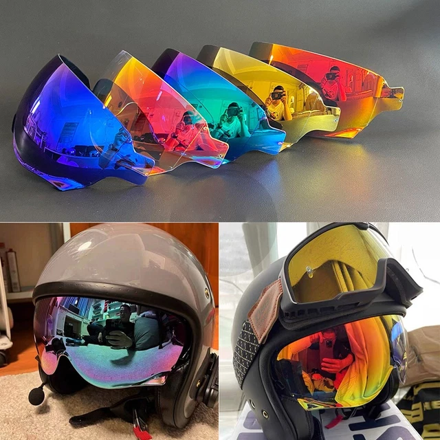 EXZEROJ O Visiera Casco Moto Soddisfacente Protezione UV Visibilità Chiara