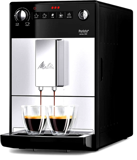 Machine à Café Expresso Automatique Broyeur à Grains Melitta Purista F230-101