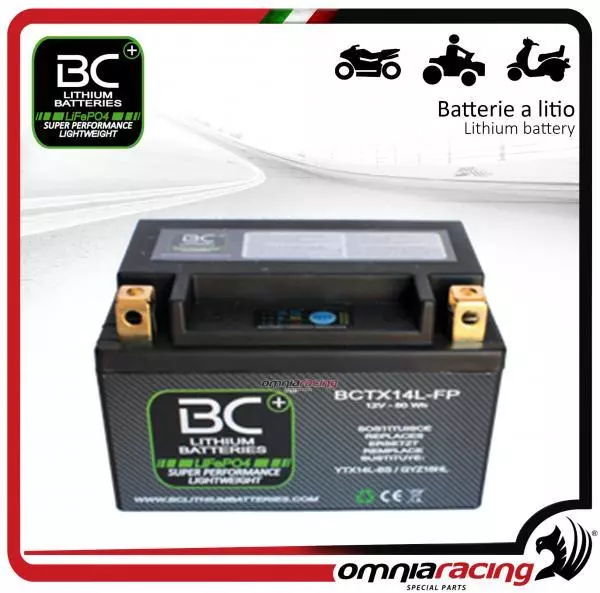 BC Battery motorrad lithium batterie Harley Davidson XL 883 SPORTSTER 2004>2009