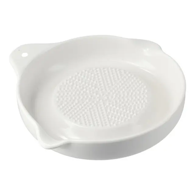 Grinding Tool Ceramics Grater Plate White Manual Juicer  Restaurant