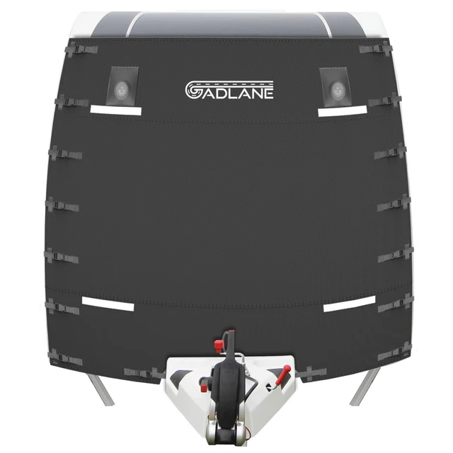 GADLANE Full Caravan Front Towing Cover Universal Protector + LED Lights