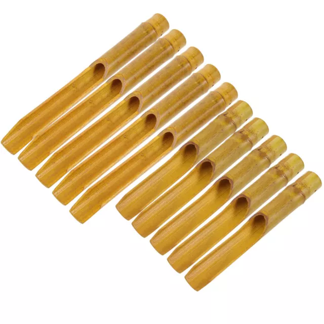 10 Bamboo Wind Chime Tubes DIY Replacement Parts for Home Garden Decor