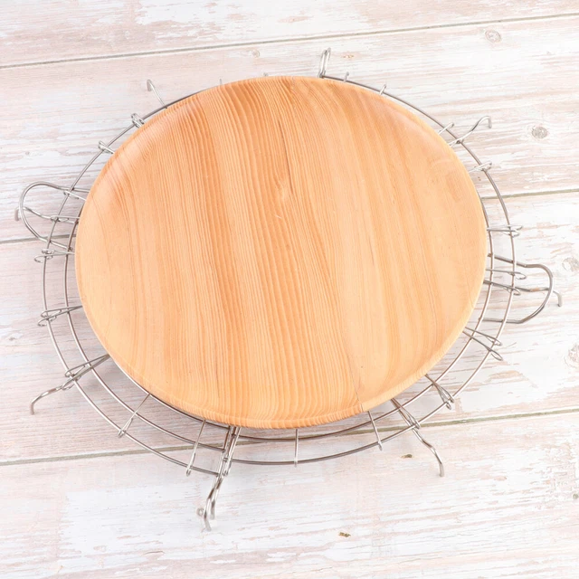 2 PCS FRY Pan Strainer Oil Draining Rack Wire Cooling Kitchen Gadget