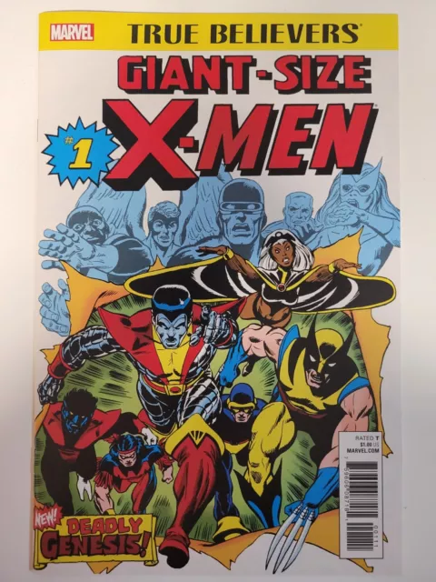 True Believers Giant Size X-Men #1 Marvel 2017 - 9.4 Near Mint