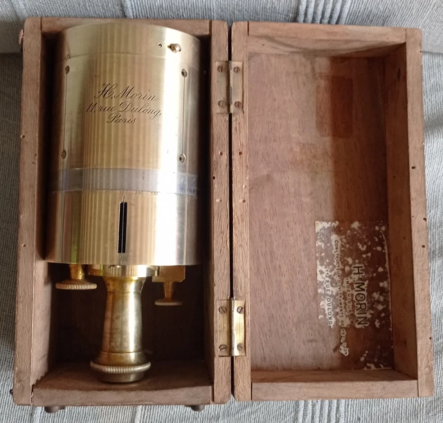 Ancien Pentomètre D'arpenteur H. Morin Paris - Instrument De Mesure Avec Boussole