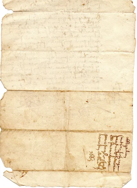 1669. Manuscrit région Auvergne. Latin Vieux Français 2