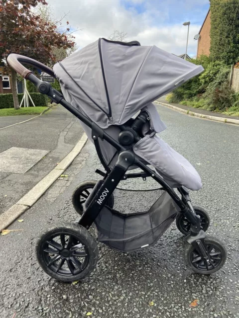 Kinderkraft Moov 3 In 1 Travel System Grey