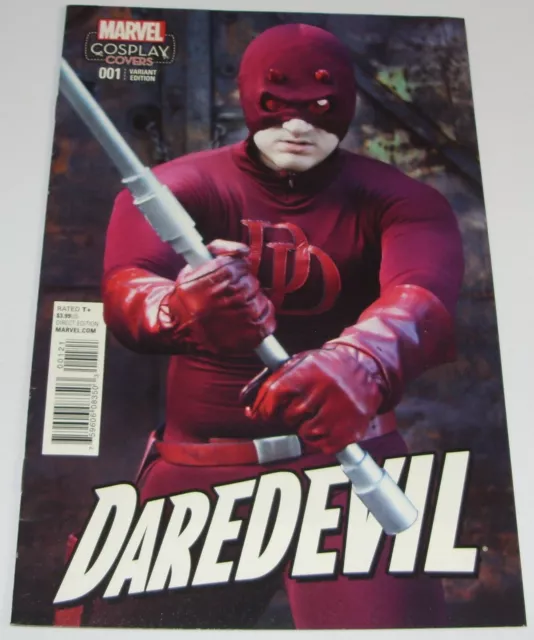 Daredevil No 1 Marvel Comic Limited Cosplay Variant Cover February 2016 R.Garney