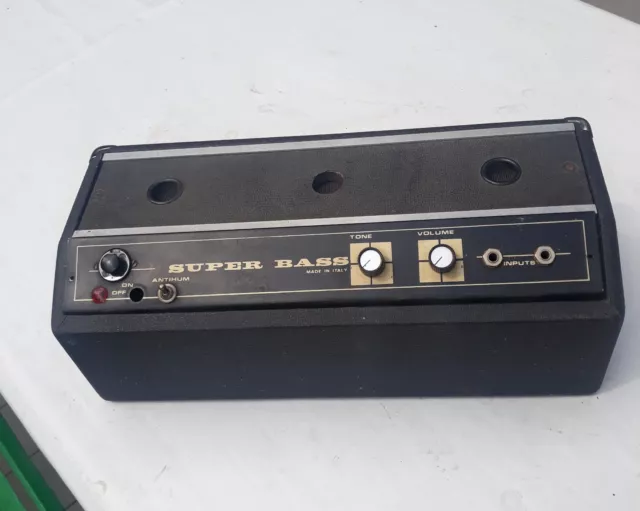 GEM 20 "Super Bass" amplificatore/testata a valvole anni 60 tube head from 60s