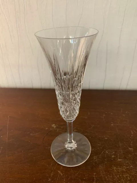 7 flûtes à champagne modèle Tarn en cristal de Saint Louis (prix à la pièce)