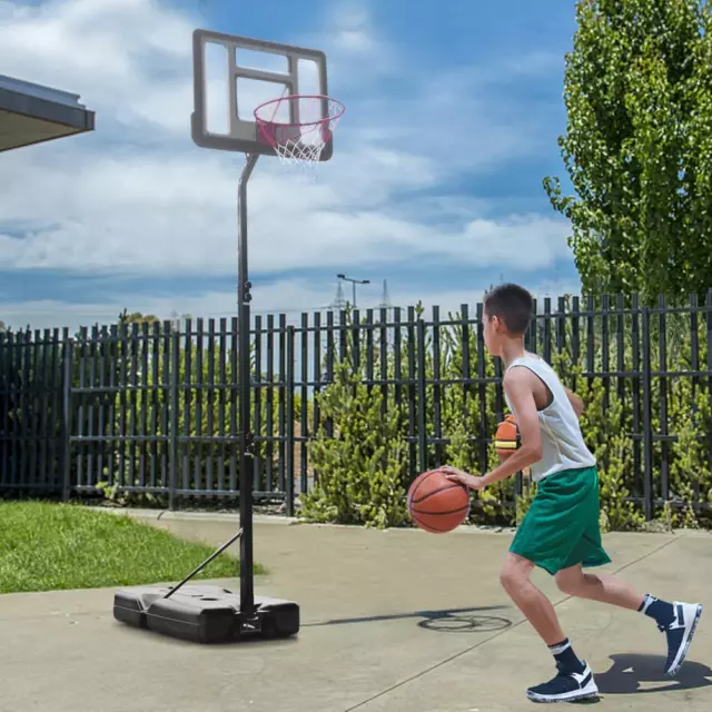 2.6M Panneau de basket-ball portable en PVC pour adolescents et adultes
