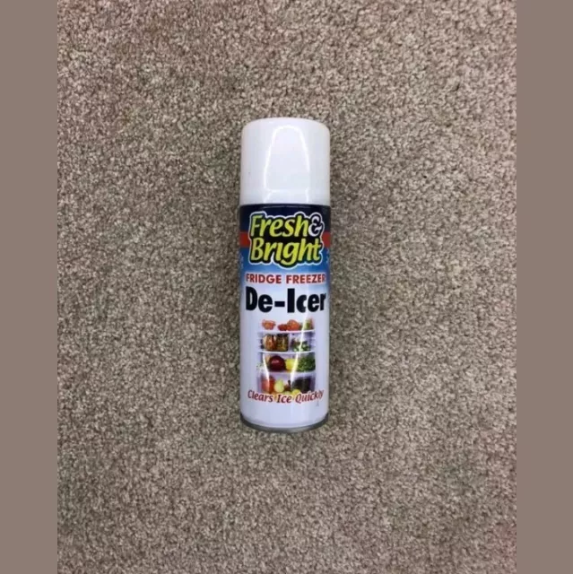 200ml De-Icer Spray Anti-Bacterial Fridge Freezer Quick Ice Remover Cleaner  New