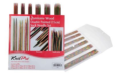 20 cm 2,75 mm KnitPro Symfonie Ago a punta doppia in legno 